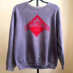 Vintage Beaver Canoe (Roots) crewneck